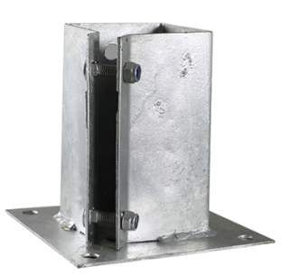 100mm Bolt Down Shoe - Bolt Hdg