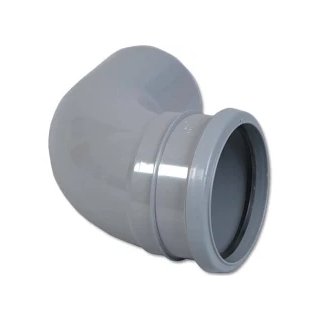 (w) SB408G POLYSOIL BEND S/S 120 DEG GREY