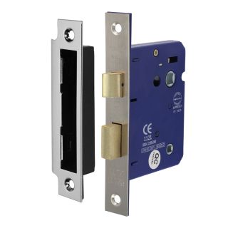675222 78MM BATHROOM LOCK SATIN NICKEL