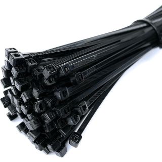 FAICT300B CABLE TIES BLACK 4.8 x 300mm (Pack 100)