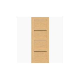 (w) INTERNAL OAK PRE FINISHED SHAKER 4 PANEL DOOR 1981 X 686 X 35MM