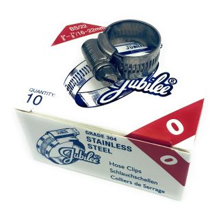 (w) JUBILEE CLIP 16-22MM SS JUB0SS BOX OF 10