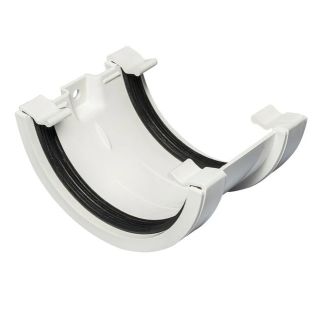 KFU1W  Kayflow Half Round Union Bracket – White