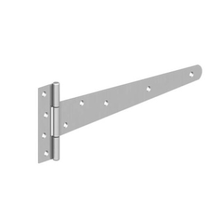B0012002 LIGHT TEE HINGES | 8 200MM BZP (PAIR)