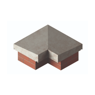 ONCE WEATHERED COPING 165X305X305MM EXTERNAL ANGLE COP203