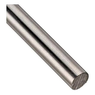 (w) RK01033A10 4MM X 1000MM ROUND BAR SILVER ANODISED ALUMINIUM