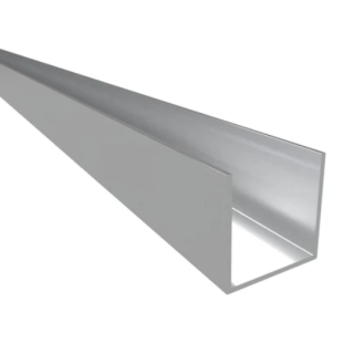 (w) RK25484A10 11.5MM X 19.5MM 1000MM U PROFILE NATURAL ALUMINIUM