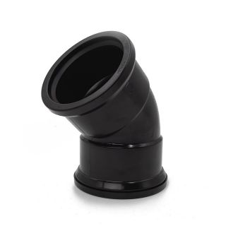 BS4 Kayflow 45° Double Socket Bend – Black (Soil)