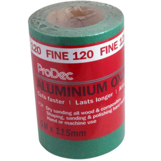 Paalv120 120 Grit Medium Aluminium Oxide Roll 5M