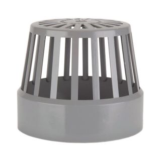(w) SV42G 110MM SOIL VENT TERMINAL GREY (10)