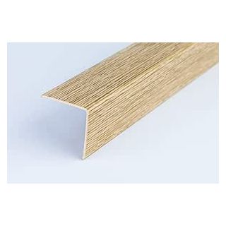 (w) RK12616P10 20MM X 20MM X 1000MM ANGLE EQUAL OAK PLASTIC