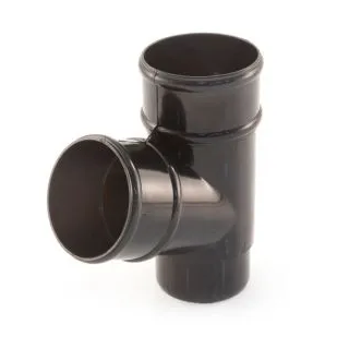 (w) RR129B 68MM X112.5DG ROUND D/P BRANCH BLACK