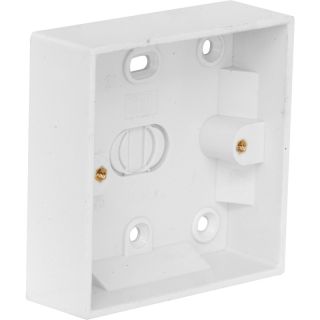 Plastic Pattress Box 1 Gang 25Mm