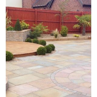 Denastone  Buff Harvest 18mm Indian Sandstone Project Pack 22.20m2 Per Pack 
