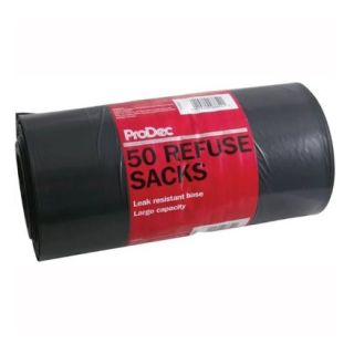 FFJRS50 Prodec H/Duty Refuse Sacks 50Pk