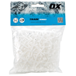 Ox-T160903 Ox Trade Cross Shaped Tile Spacers - 3Mm (250 Pcs)