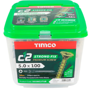  5.0 X 100 C2 Strong-Fix Pz2 Csk Zyp Tub 300 Pcs