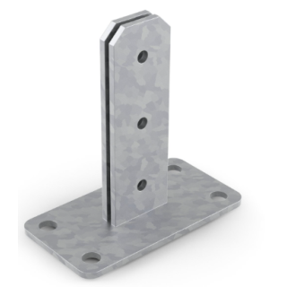 150MM GALVANISED DURAPOST BOLT DOWN