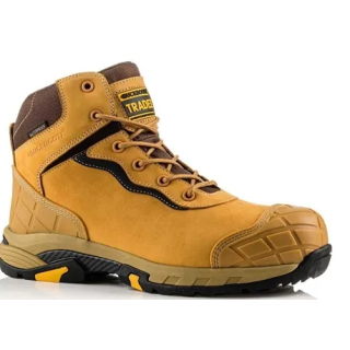 Buckbootz Tradez Blitz Safety Boot Honey Size 8