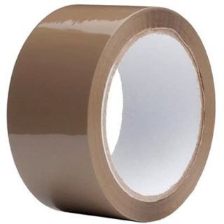 (w) 50M X 48MM PACKAGING TAPE - BROWN 3 PCS
