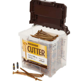 Reisser Cutter Tubs 5.0 X 100 C/W 2 X 25 Torsion Bits (250)