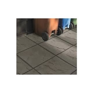 (w) BRADSTONE PEAK RIVEN 600 X 600 X 35MM DARK GREY