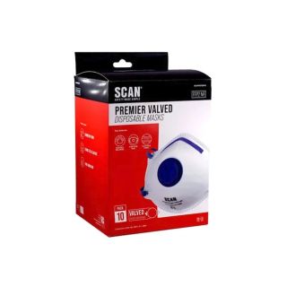 SCAN Safety Moulded Valved Disposable Mask FFP2 (Box of 10)