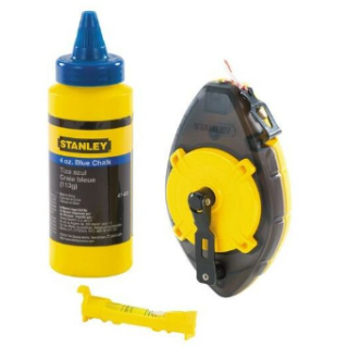 STA047465 STANLEY POWER WINDER CHALK LINE WITH CHALK REFIL