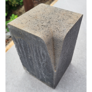 Kerb Large Kl Internal Half Battered Charcoal