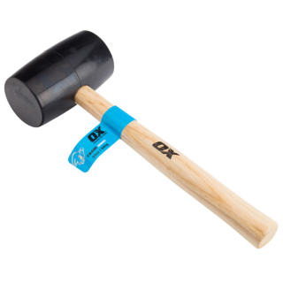 Ox-T081724 Ox Trade Black Rubber Mallet - 24 Oz