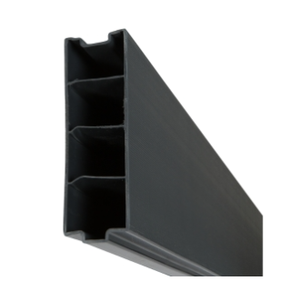B806183A 1830MM ANTHRACITE GREY DURAPOST COMPOSITE GRAVEL BOARD