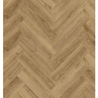  Elka Rigid Vinyl Herringbone Kentucky Oak Honey Brown