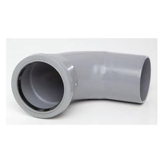 (w) SB407G POLYSOIL BEND S/S 105 DEG GREY