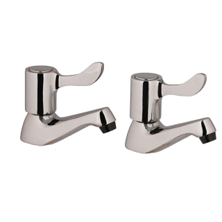 298625CP PRO LEVER BASIN TAPS (PAIR)