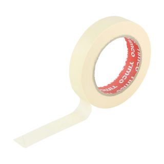 Timco 50M X 25Mm Masking Tape Cream