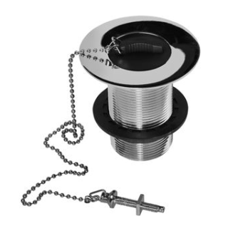 MCD WSK23CP UNSLOTTED SINK WASTE 1 1/2