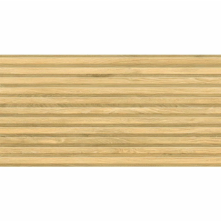 (w) Verona Kinabalu Light Oak Structured Décor Porcelain Tile (600 × 1200mm)