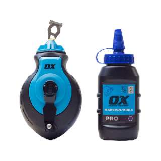 OX Pro Aluminium Kevlar Chalk Line Reel and Refill (OX-P506302)