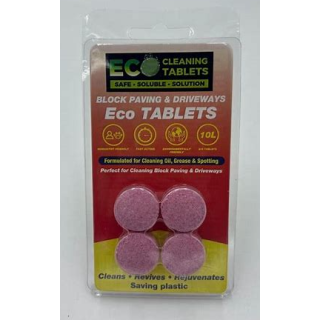 ECO-BPD BLOCK PAVING AND DRIVEWAY TABLETS 4PK