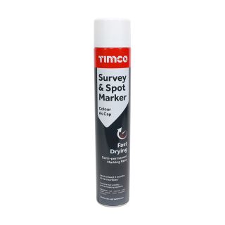 750Ml Survey & Spot Marker - White