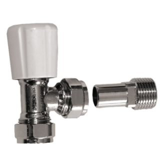 Oprv Optima Radiator Valve - Angle 15Mm