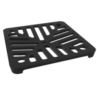 D125/1 SQUARE DISHED PATTERN GULLY GRID 6 X 6 X 6MM COATED