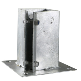 100mm Bolt Down Shoe - Bolt Hdg