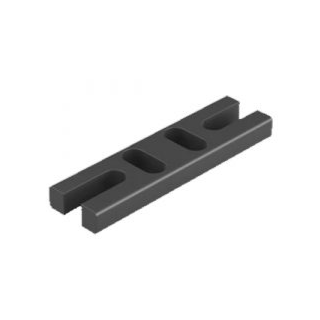 DURAPOST CAP RAIL PACKER | 60MM BLACK (BAG OF 10)