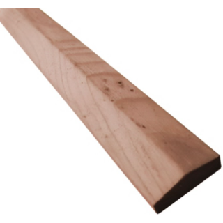 CAP001 Brown Treated Pointed Capping Rail 44 X 16 1.8