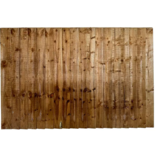 6'X4' Closeboard Fence Panel FSC Mix 70% Brown