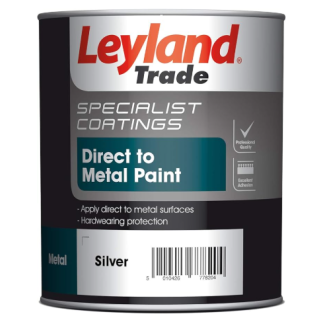 750Ml Direct To Metal Paint Silver