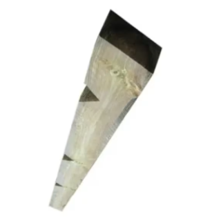 125 x 75mm V Notched Brown Treated Fence Post 2.4mtrs