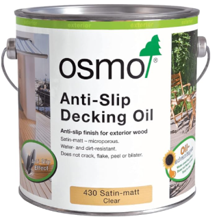 Osmo 430d Decking Oil Anti-Slip Clear 2.5l