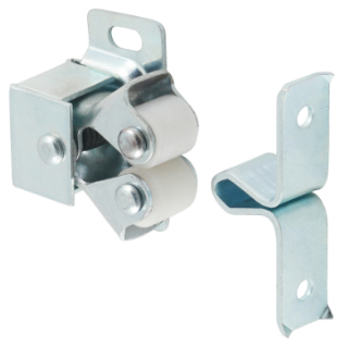 DRP 28 X 32 X 1 DOUBLE ROLLER CATCHES - ZINC